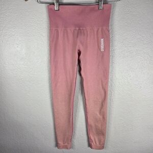 Gymshark Adapt Ombre Seamless Light Pink Leggings Size XS Athletic Womens